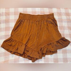 Altar’d State Women’s Ruffle Hem Shorts